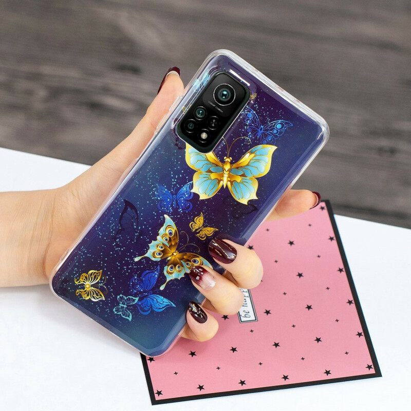 Case Xiaomi Mi 10T / 10T Pro Fluorescent Butterfly Sarja