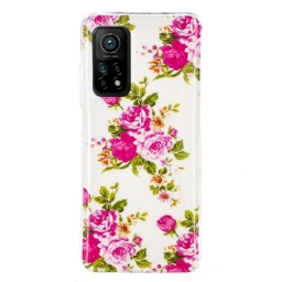 Case Xiaomi Mi 10T / 10T Pro Fluorescent Liberty Flowers