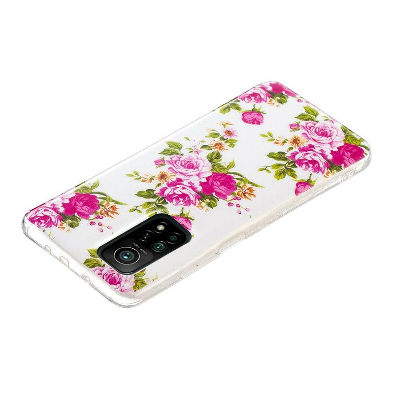 Case Xiaomi Mi 10T / 10T Pro Fluorescent Liberty Flowers