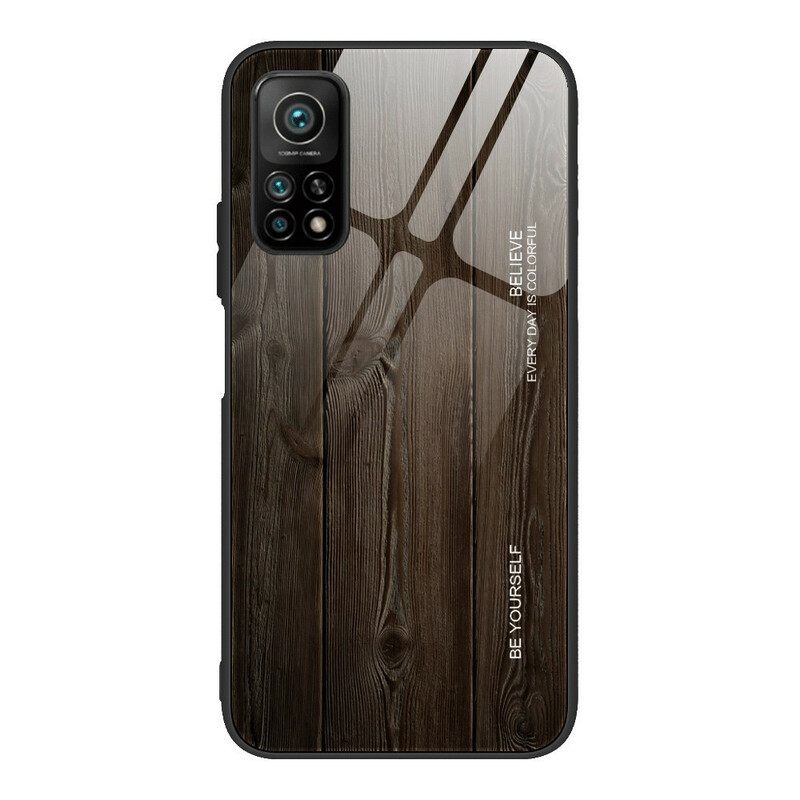 Case Xiaomi Mi 10T / 10T Pro Tempered Glass Wood Design