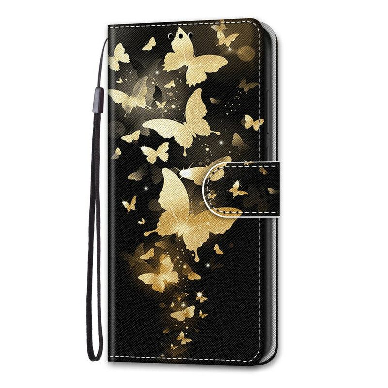 Kotelot Xiaomi Mi 10T / 10T Pro Golden Butterflies