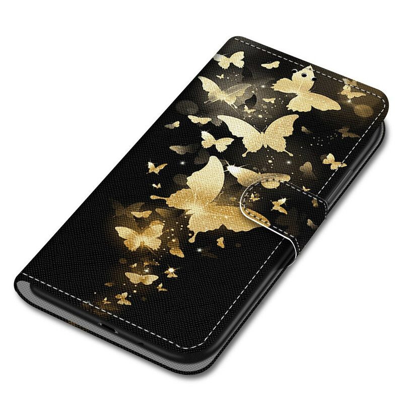 Kotelot Xiaomi Mi 10T / 10T Pro Golden Butterflies