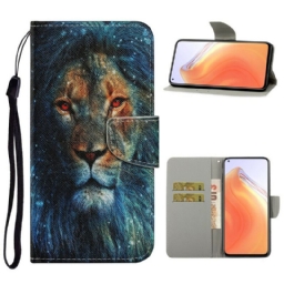 Kotelot Xiaomi Mi 10T / 10T Pro Lion Kaulanauhan Kanssa