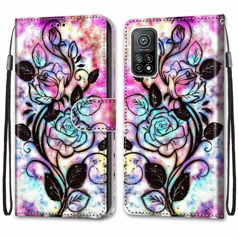 Kotelot Xiaomi Mi 10T / 10T Pro Neon Flowers