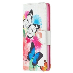 Kotelot Xiaomi Mi 10T / 10T Pro Painted Butterflies