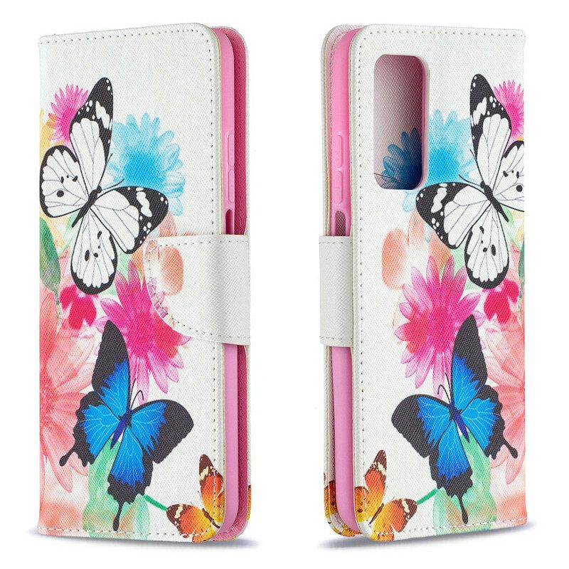 Kotelot Xiaomi Mi 10T / 10T Pro Painted Butterflies