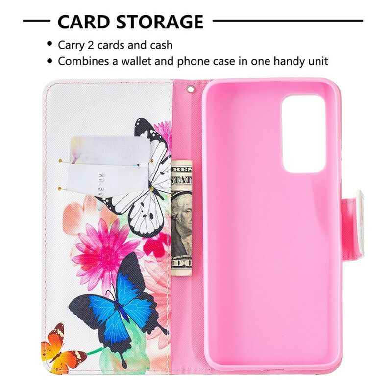 Kotelot Xiaomi Mi 10T / 10T Pro Painted Butterflies