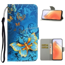 Kotelot Xiaomi Mi 10T / 10T Pro Suojaketju Kuori Butterfly Strap Muunnelmia