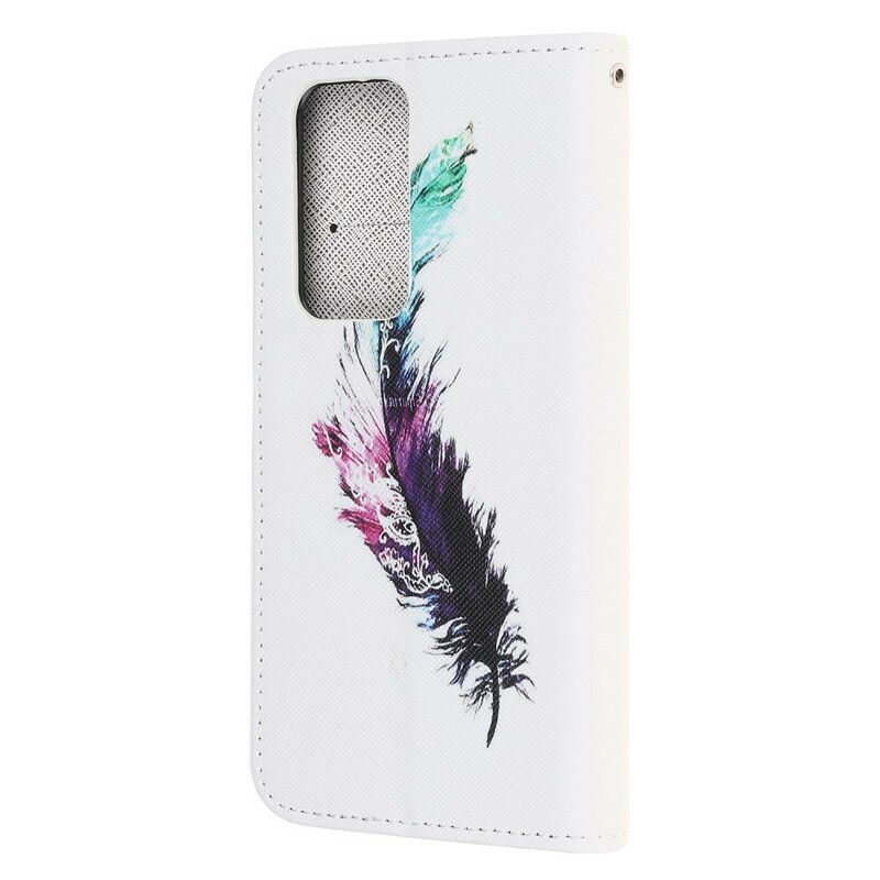 Kotelot Xiaomi Mi 10T / 10T Pro Suojaketju Kuori Feather Kaulanauhalla