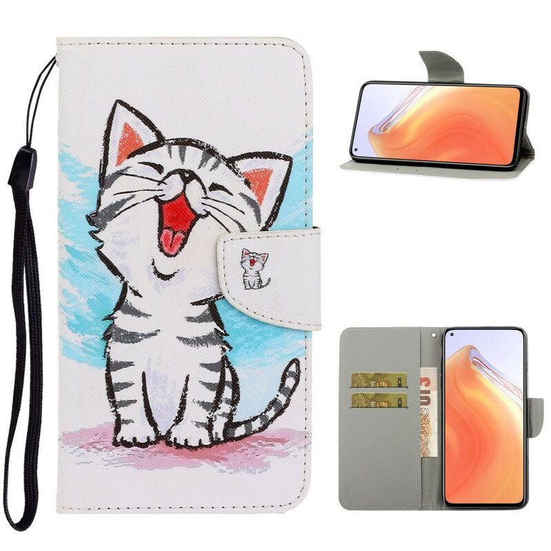 Kotelot Xiaomi Mi 10T / 10T Pro Suojaketju Kuori Kitten Color Strappy