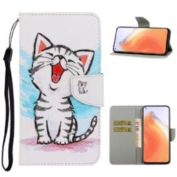 Kotelot Xiaomi Mi 10T / 10T Pro Suojaketju Kuori Kitten Color Strappy