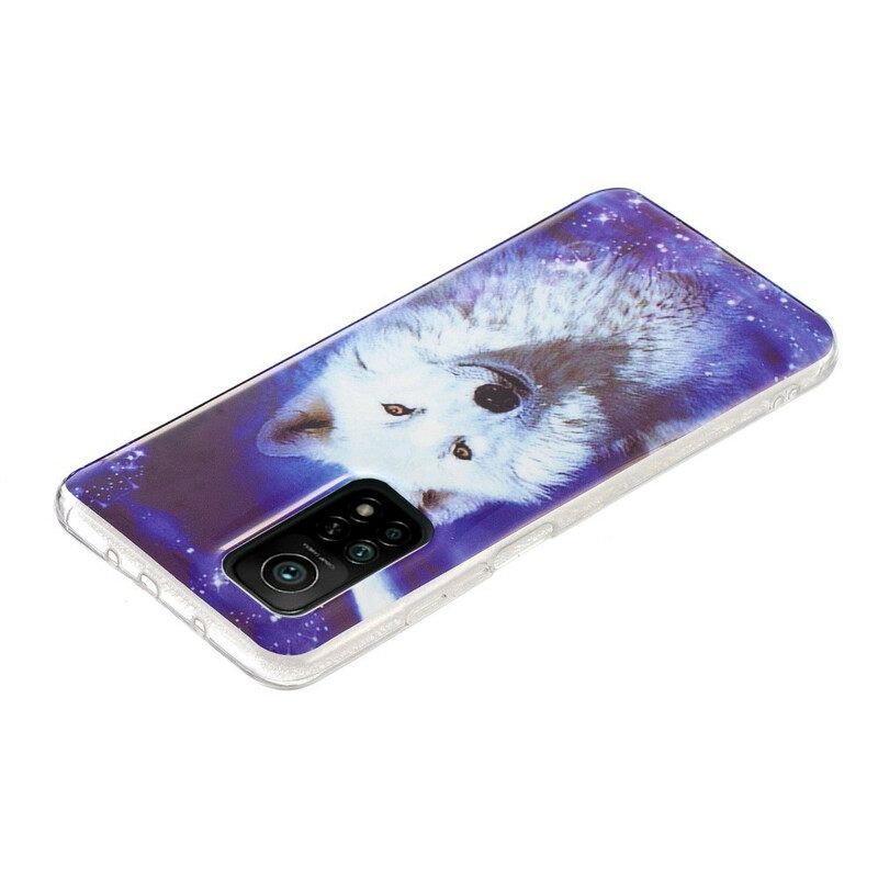 Kuori Xiaomi Mi 10T / 10T Pro Fluorescent Wolf Sarja