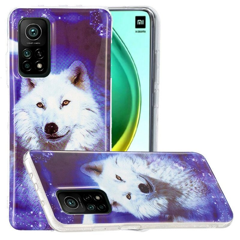 Kuori Xiaomi Mi 10T / 10T Pro Fluorescent Wolf Sarja