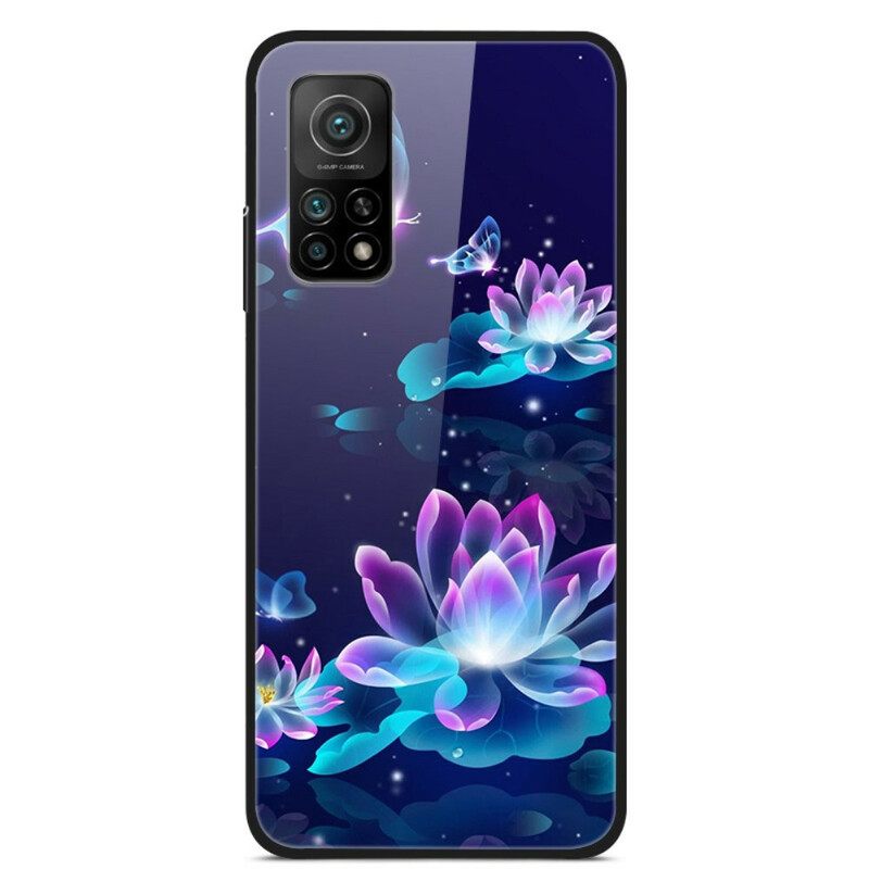 Kuori Xiaomi Mi 10T / 10T Pro Karkaistu Lasi Fancy Flowers