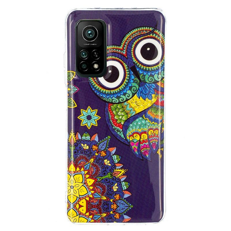 Kuori Xiaomi Mi 10T / 10T Pro Owl Fluoresoiva Mandala