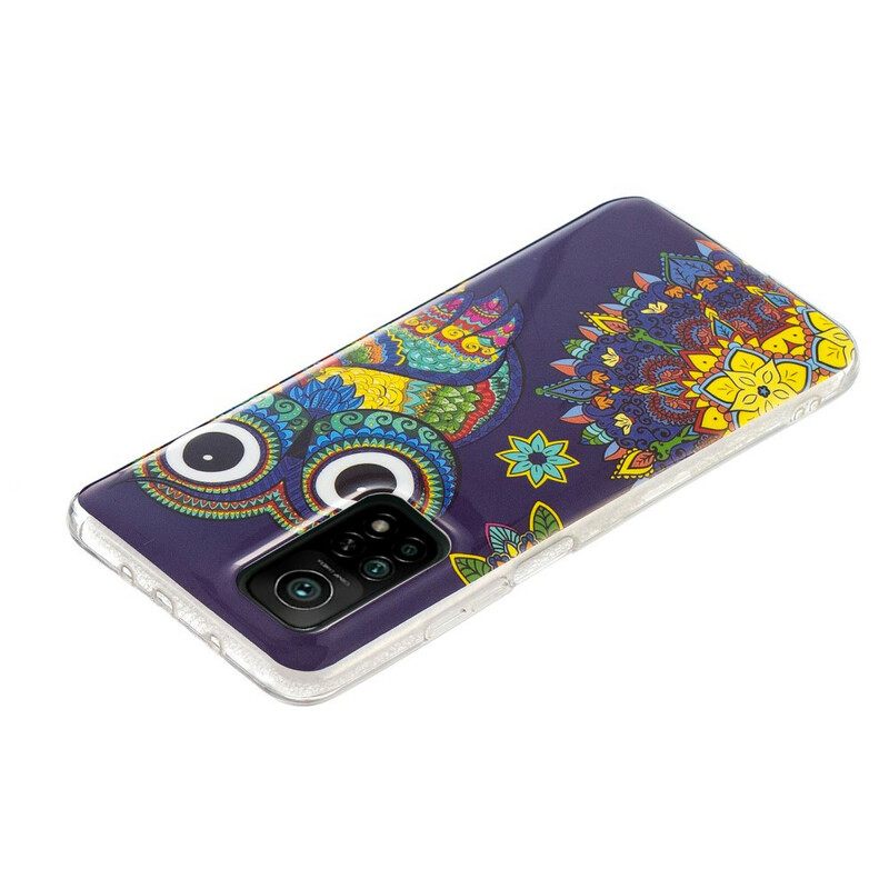 Kuori Xiaomi Mi 10T / 10T Pro Owl Fluoresoiva Mandala