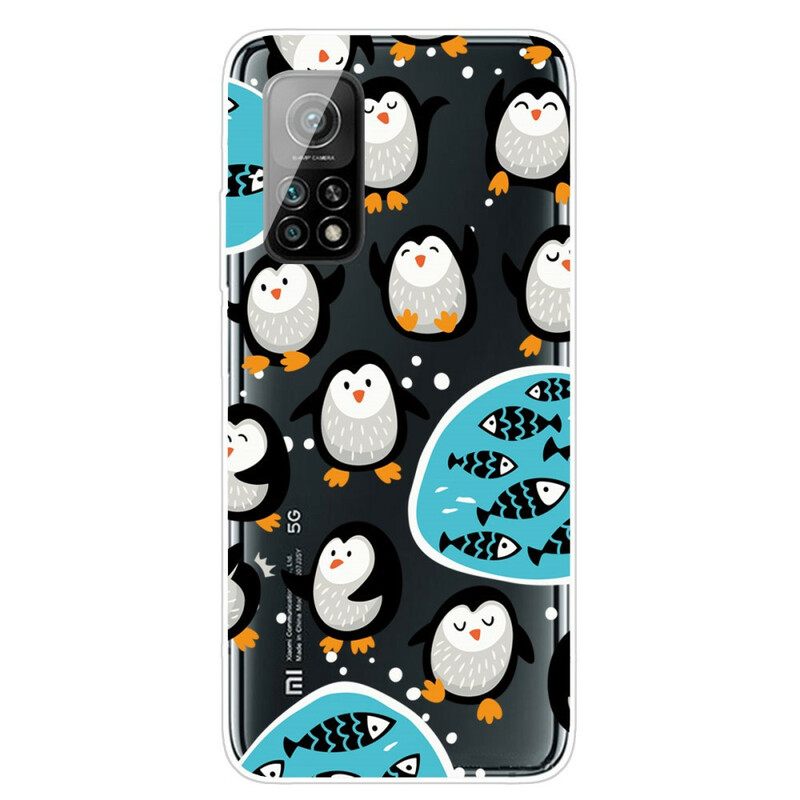 Kuori Xiaomi Mi 10T / 10T Pro Penguins And Fishes