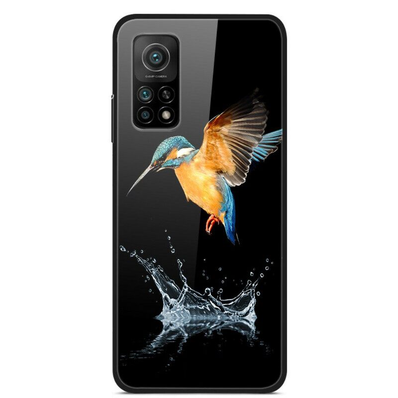 Kuori Xiaomi Mi 10T / 10T Pro Tempered Glass Bird Crown