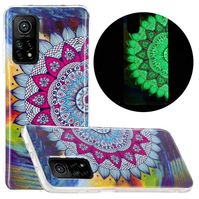 Kuori Xiaomi Mi 10T / 10T Pro Värikäs Fluoresoiva Mandala