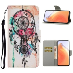 Nahkakotelo Xiaomi Mi 10T / 10T Pro Dream Catcher Vesiväri