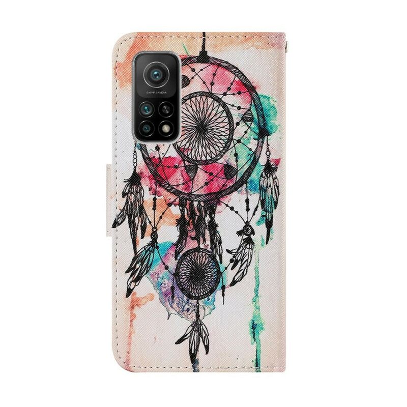 Nahkakotelo Xiaomi Mi 10T / 10T Pro Dream Catcher Vesiväri