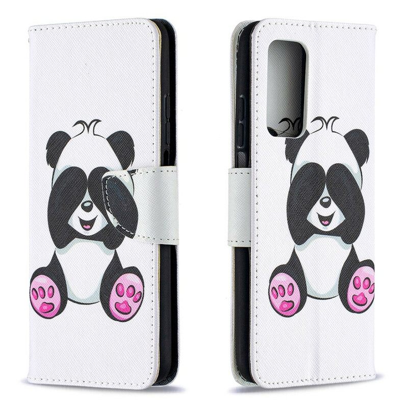 Nahkakotelo Xiaomi Mi 10T / 10T Pro Panda Hauskaa