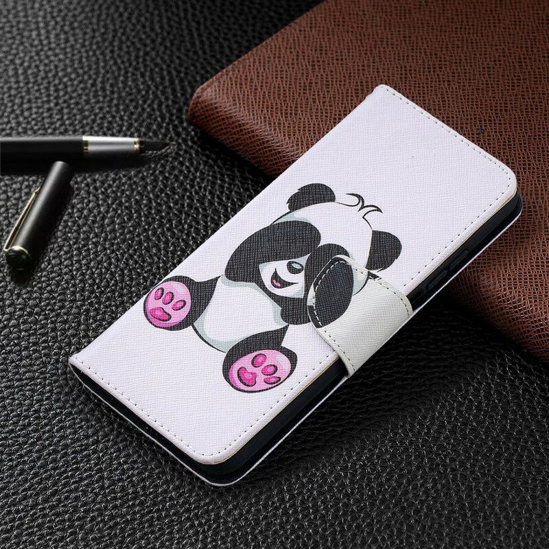 Nahkakotelo Xiaomi Mi 10T / 10T Pro Panda Hauskaa