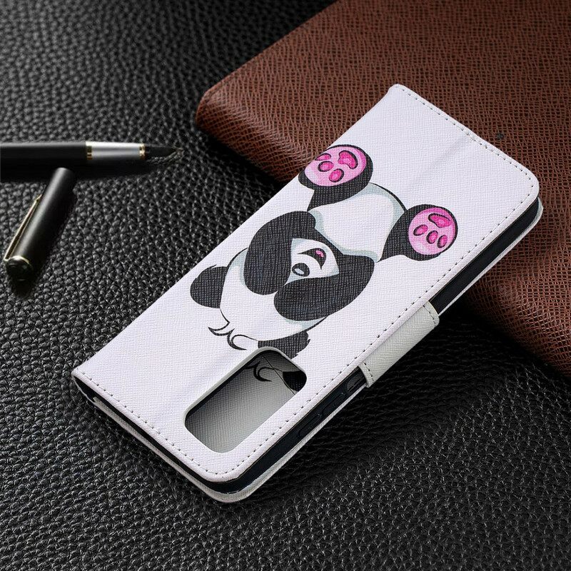 Nahkakotelo Xiaomi Mi 10T / 10T Pro Panda Hauskaa