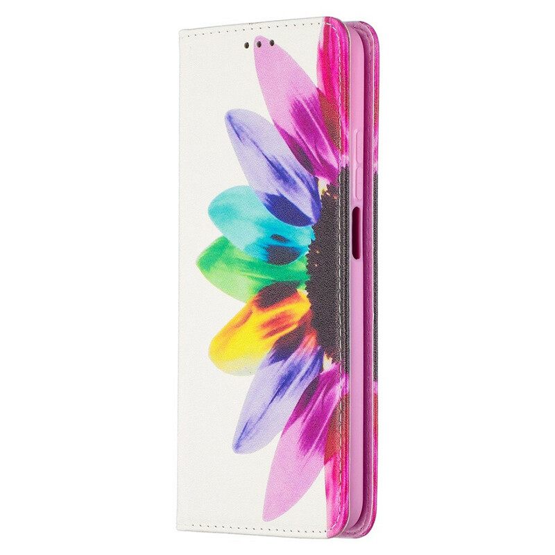 Puhelinkuoret Xiaomi Mi 10T / 10T Pro Kotelot Flip Flower Watercolour