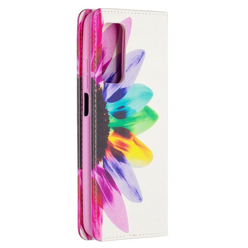 Puhelinkuoret Xiaomi Mi 10T / 10T Pro Kotelot Flip Flower Watercolour