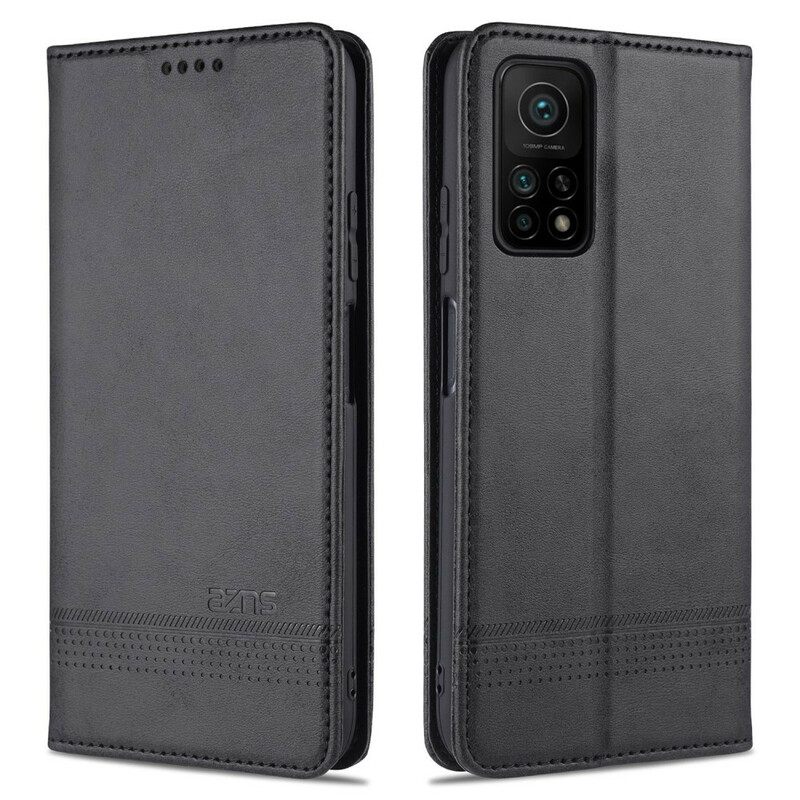 Puhelinkuoret Xiaomi Mi 10T / 10T Pro Kotelot Flip Style Leather Azns