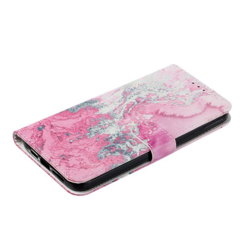 Kotelot iPhone 16 Plus Navy Pink Marble