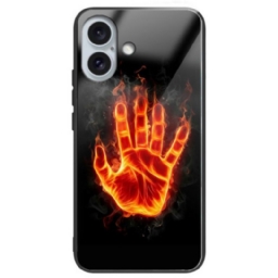 Kuori iPhone 16 Plus Fire Palm Karkaistu Lasi Suojakuori