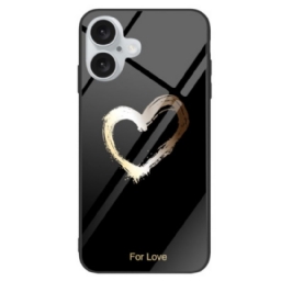 Kuori iPhone 16 Plus For Love Black