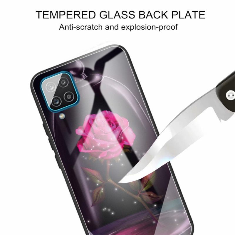 Case Samsung Galaxy M32 Magic Pink Tempered Glass