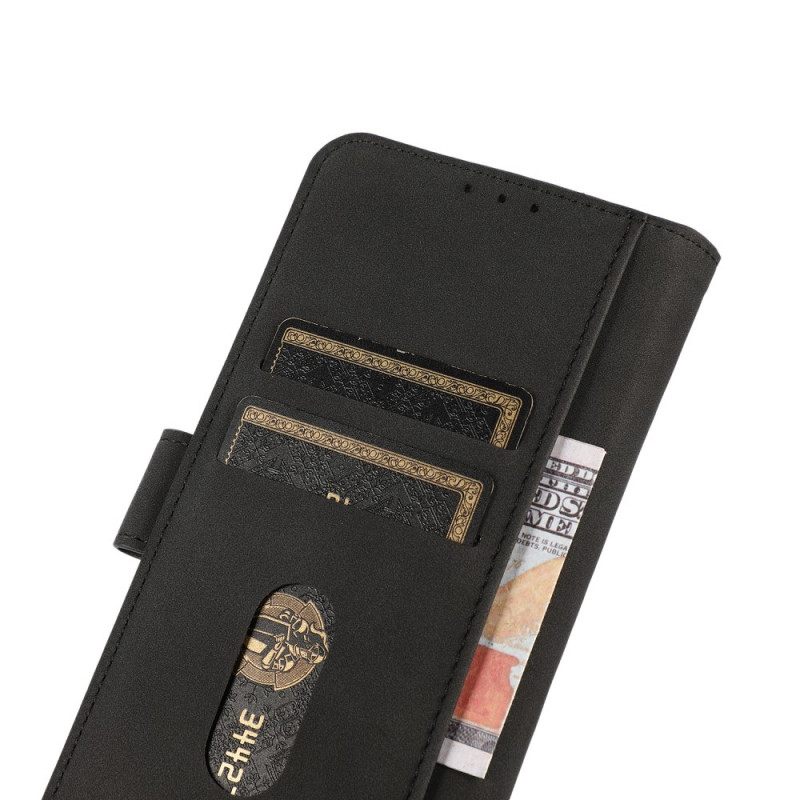 Flip Case Samsung Galaxy M32 Khazneh Texture Leather Effect