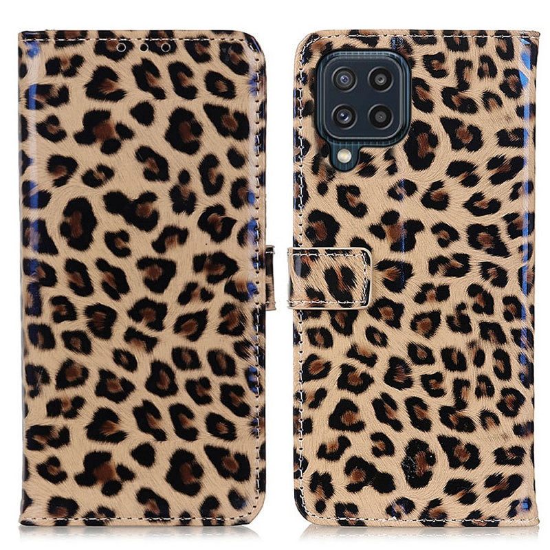 Flip Case Samsung Galaxy M32 Leopard