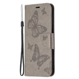 Kotelot Samsung Galaxy M32 Butterflies In Flight With Lanyard