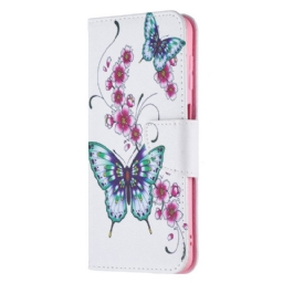 Kotelot Samsung Galaxy M32 Butterflies Kings