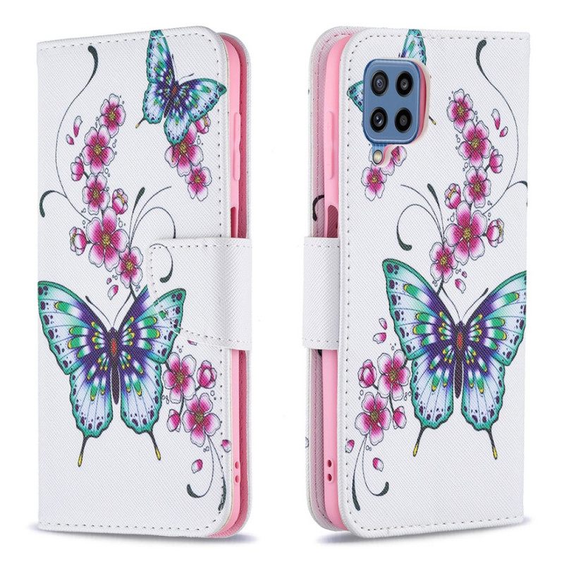 Kotelot Samsung Galaxy M32 Butterflies Kings