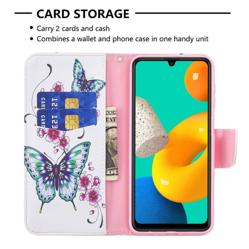 Kotelot Samsung Galaxy M32 Butterflies Kings