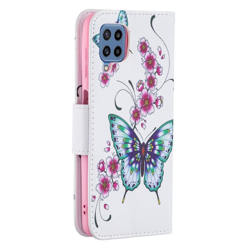 Kotelot Samsung Galaxy M32 Butterflies Kings