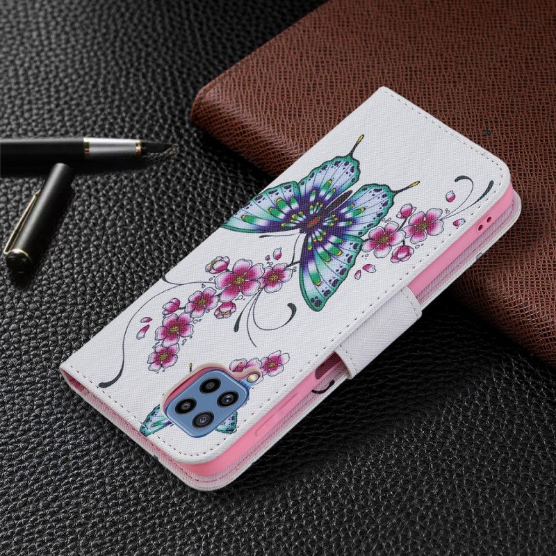 Kotelot Samsung Galaxy M32 Butterflies Kings