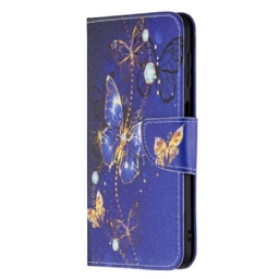 Kotelot Samsung Galaxy M32 Golden Butterflies