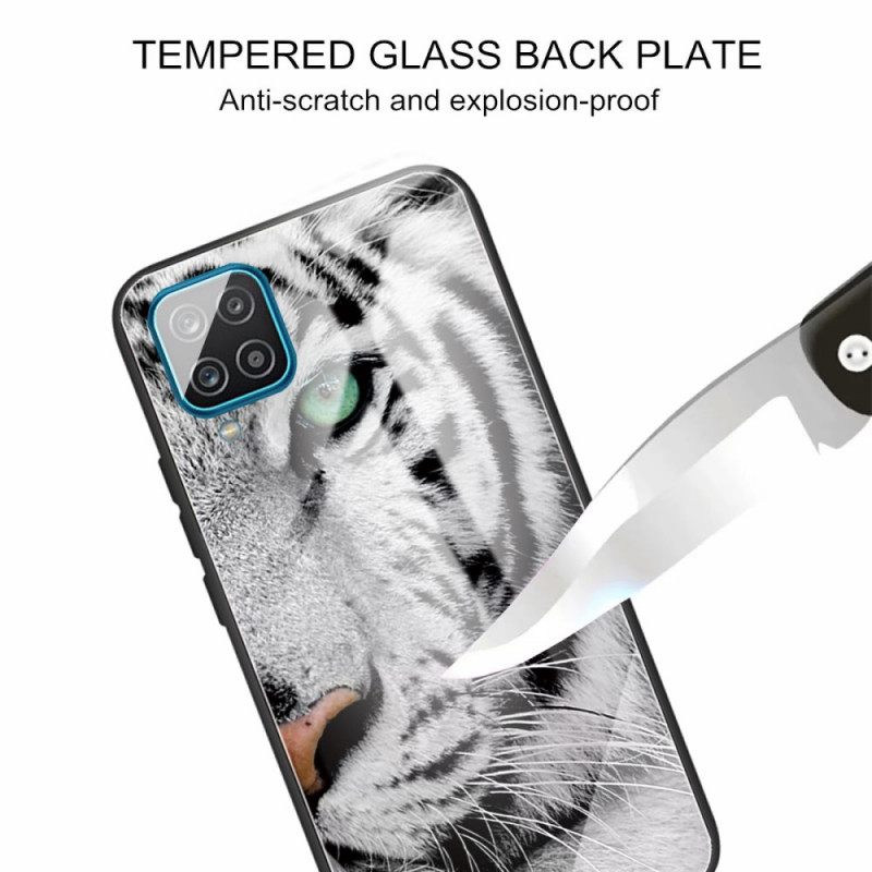 Kuori Samsung Galaxy M32 Tiger Tempered Glass