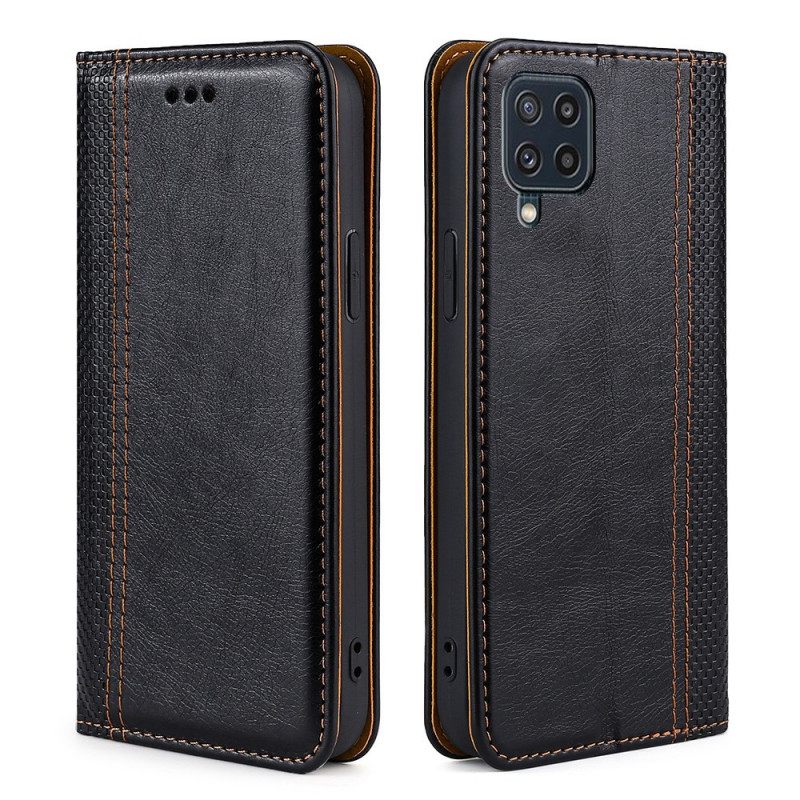 Puhelinkuoret Samsung Galaxy M32 Kotelot Flip Vintage Leather Style