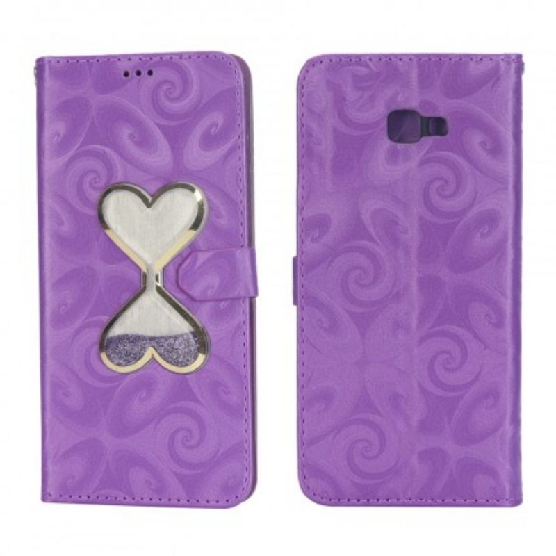 Flip Case Samsung Galaxy J4 Plus Hearts Hourglass