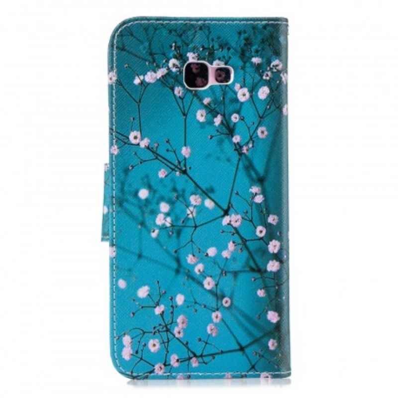 Flip Case Samsung Galaxy J4 Plus Kukkiva Puu