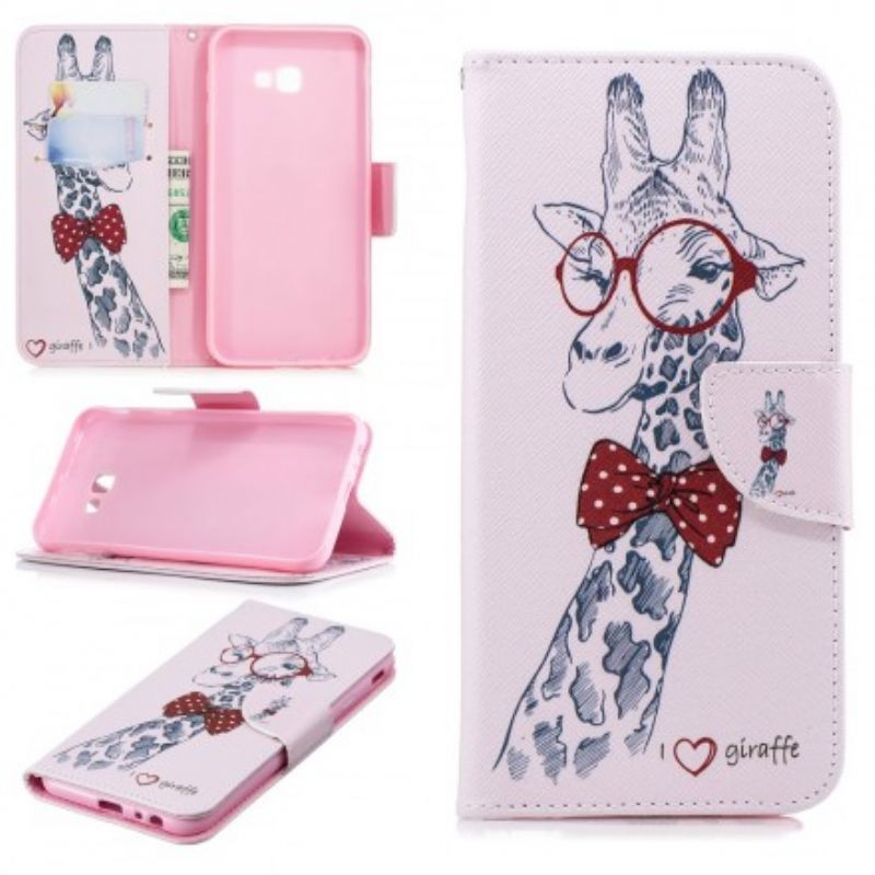 Kotelot Samsung Galaxy J4 Plus Brainy Giraffe