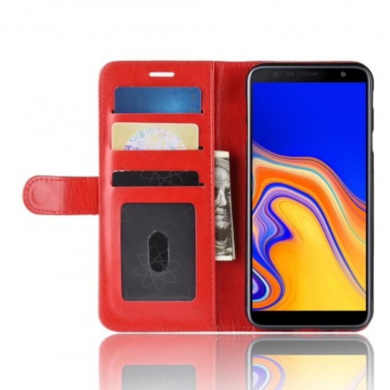 Nahkakotelo Samsung Galaxy J4 Plus Faux Leather Ultra